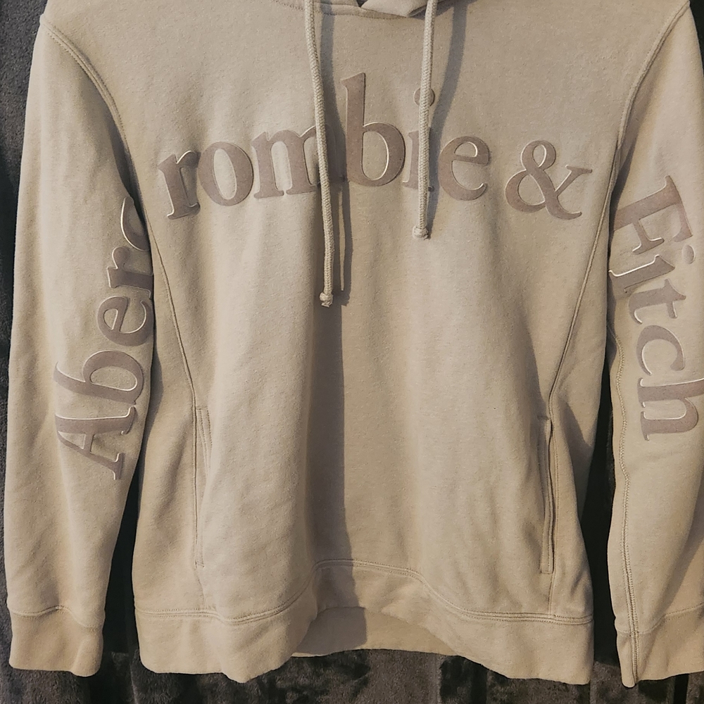 Abercrombie & Fitch Light Tan Hoodie